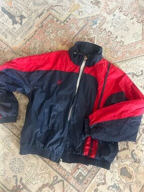 Team USA Olympic Red & Navy Retro Windbreaker Jacket